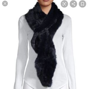 Lord & Taylor Rabbit Fur Scarf
